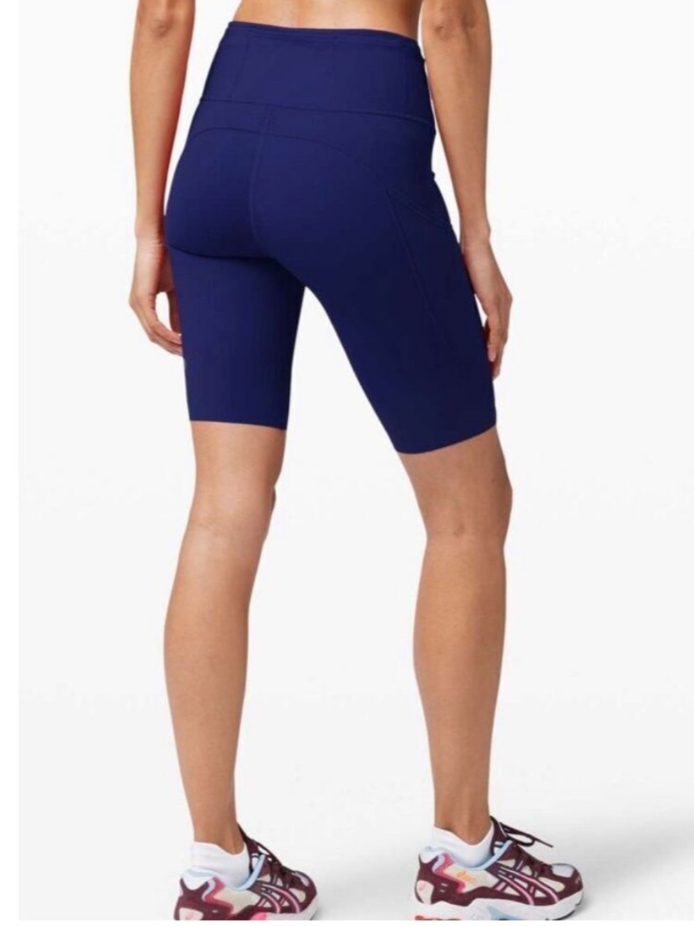 Lululemon Fast And Free Short 10" Non-Reflective Larkspur Size 8